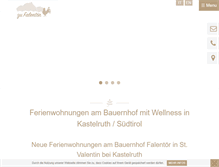 Tablet Screenshot of falentoerhof.com